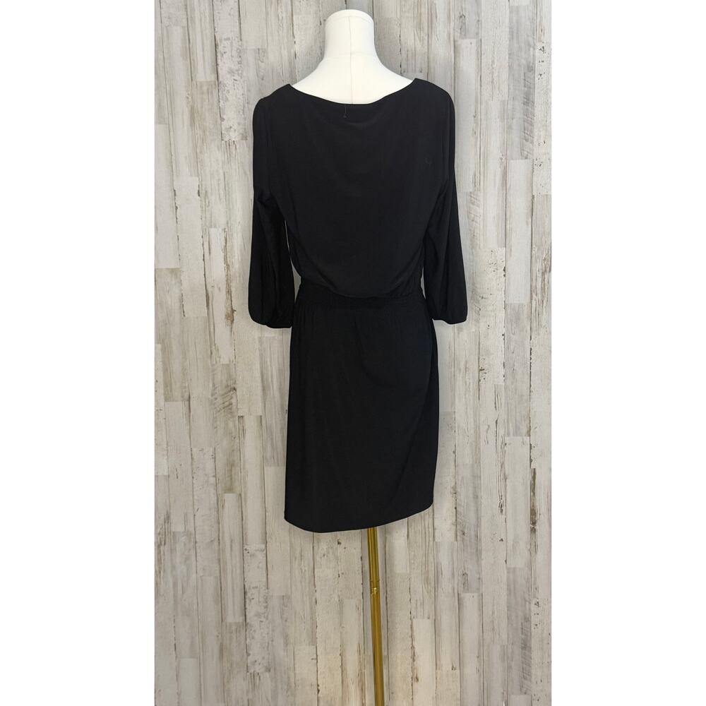 White House Black Market Women's Black Long Sleeve Dress Size Small - Picture 6 of 7